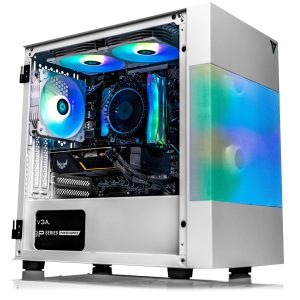 VRLA Tech Aurora Gaming PC RGB Upgrade White