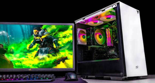 VRLA Tech Spark Gaming PC Setup