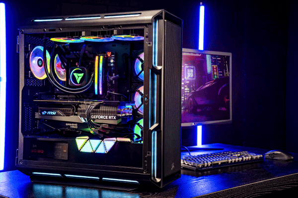 VRLA Tech Tron Gaming PC Setup