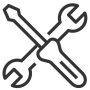 set of contact icons